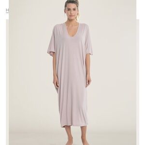 Barefoot Dreams Luxe Milk Jersey Caftan Lounge Gown
